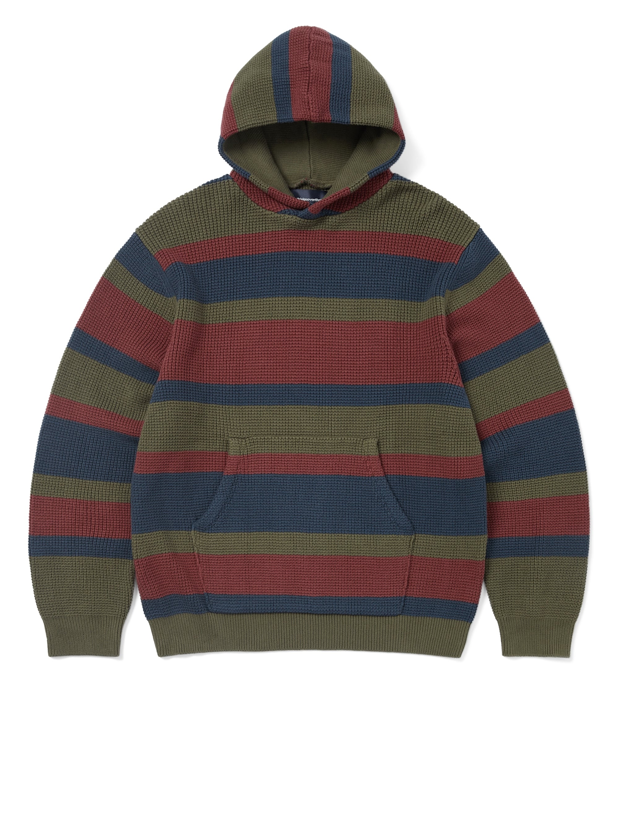 Striped Waffle Knit Hoodie – VERY SPECIAL