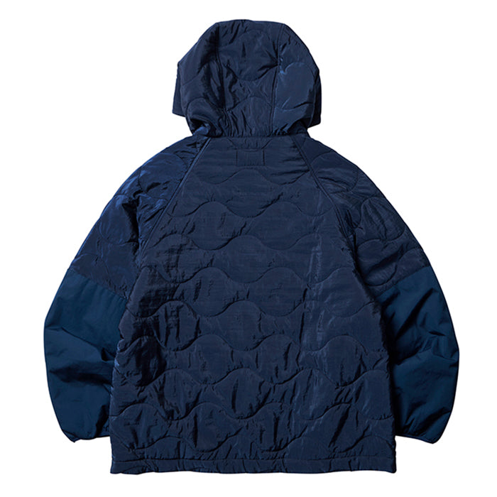 Quilted Ripstop Nylon Hoodie