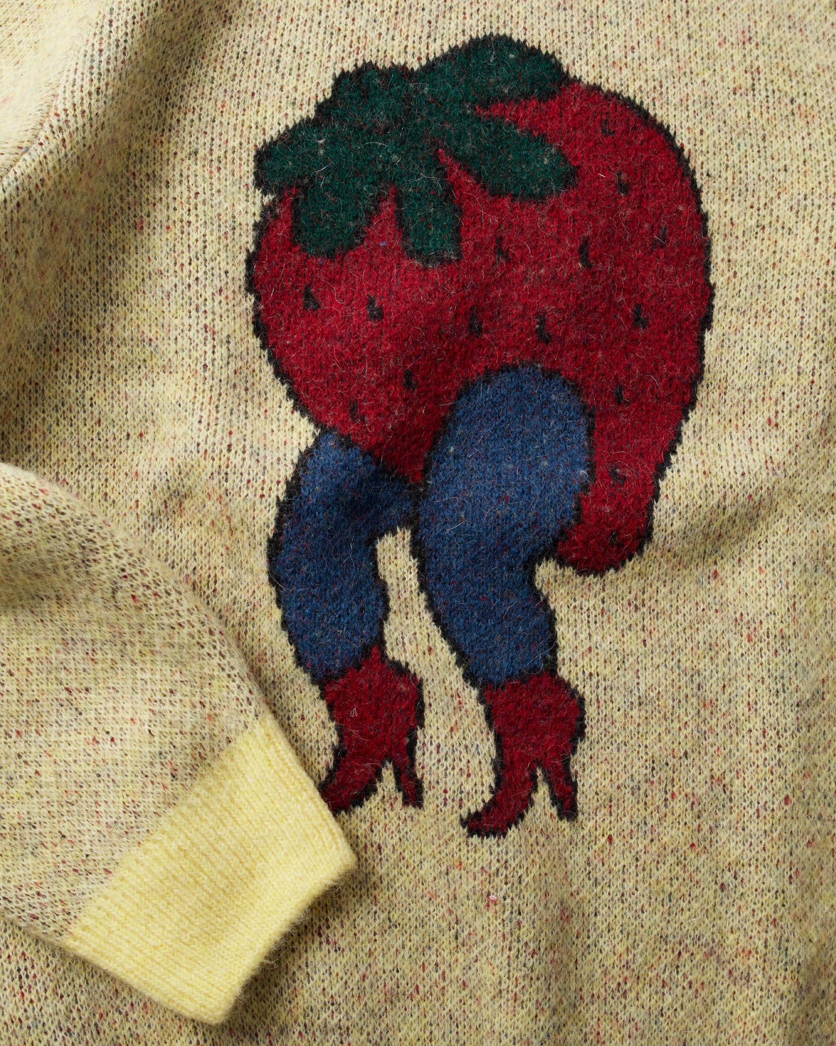 Stupid Strawberry Knitted Pullover
