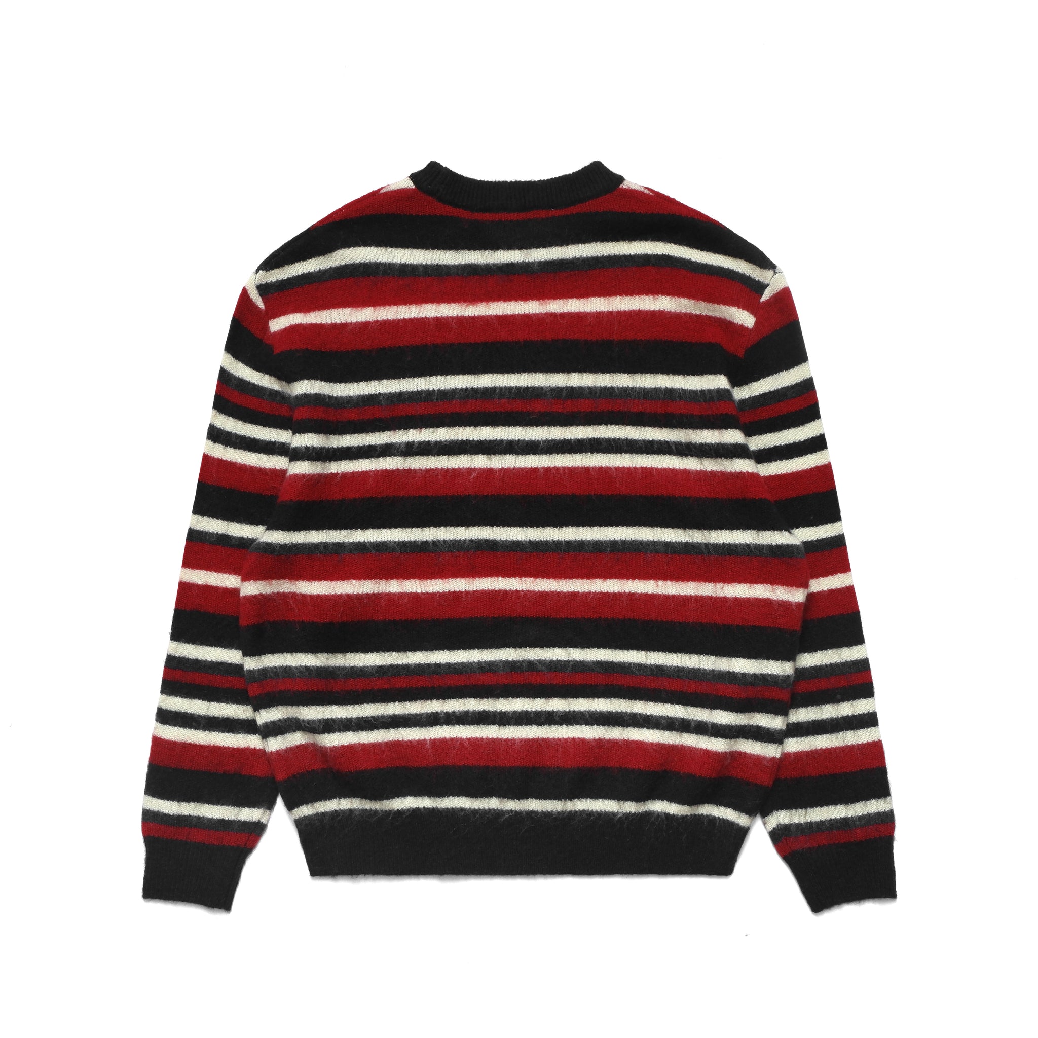 Striped Mohair Knit Sweater