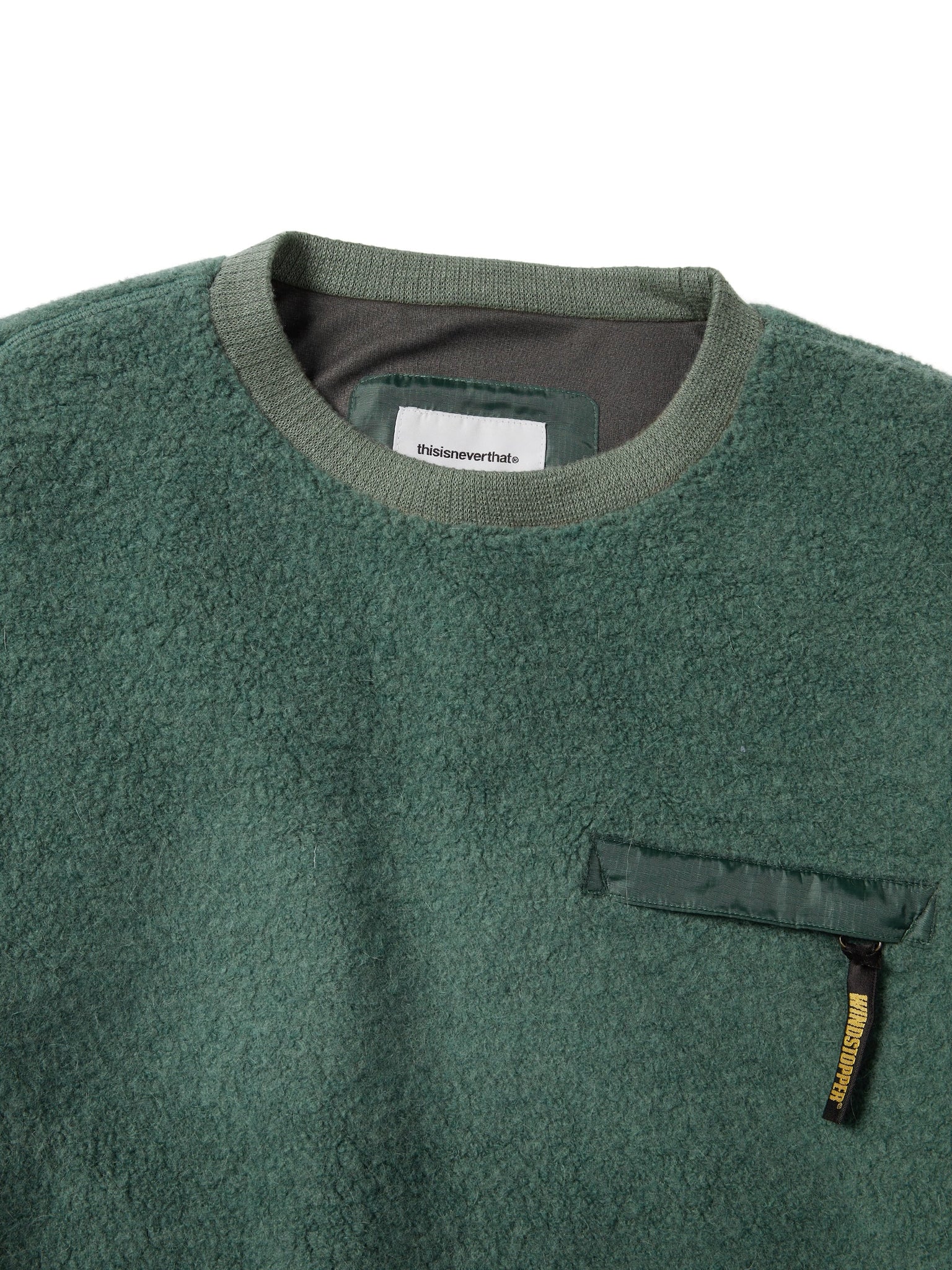 Gore-Tex Windstopper Wool Fleece Crewneck