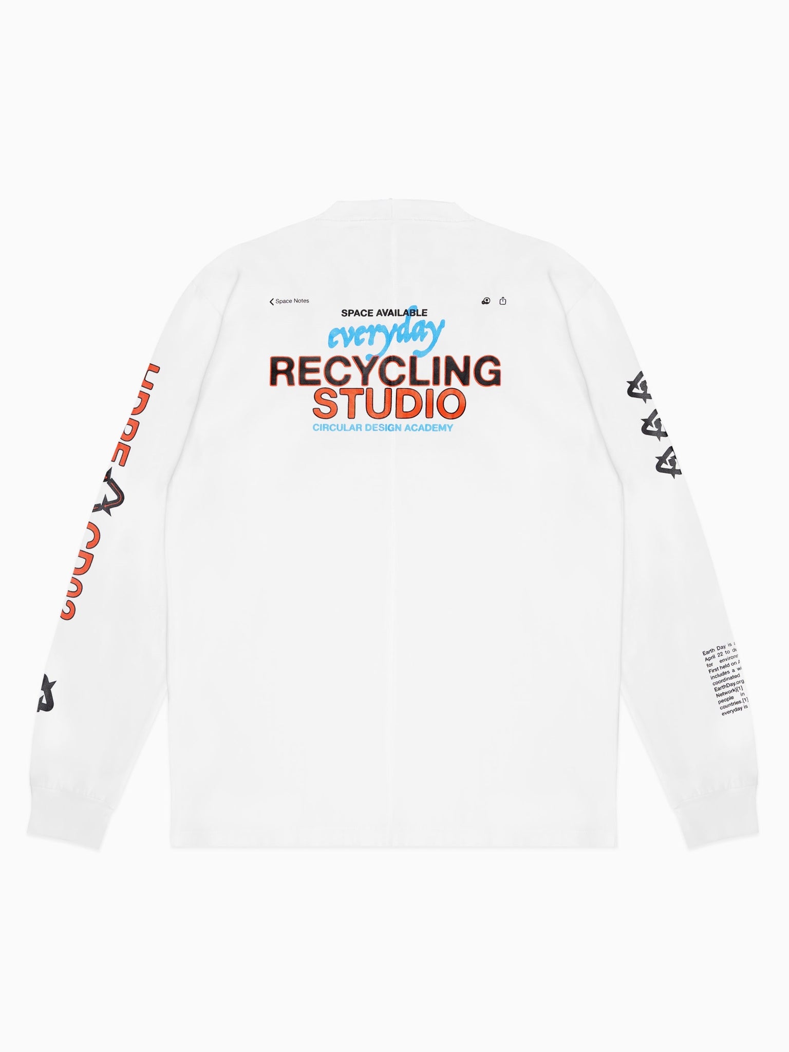 Recycling Studio Long Sleeve T-Shirt