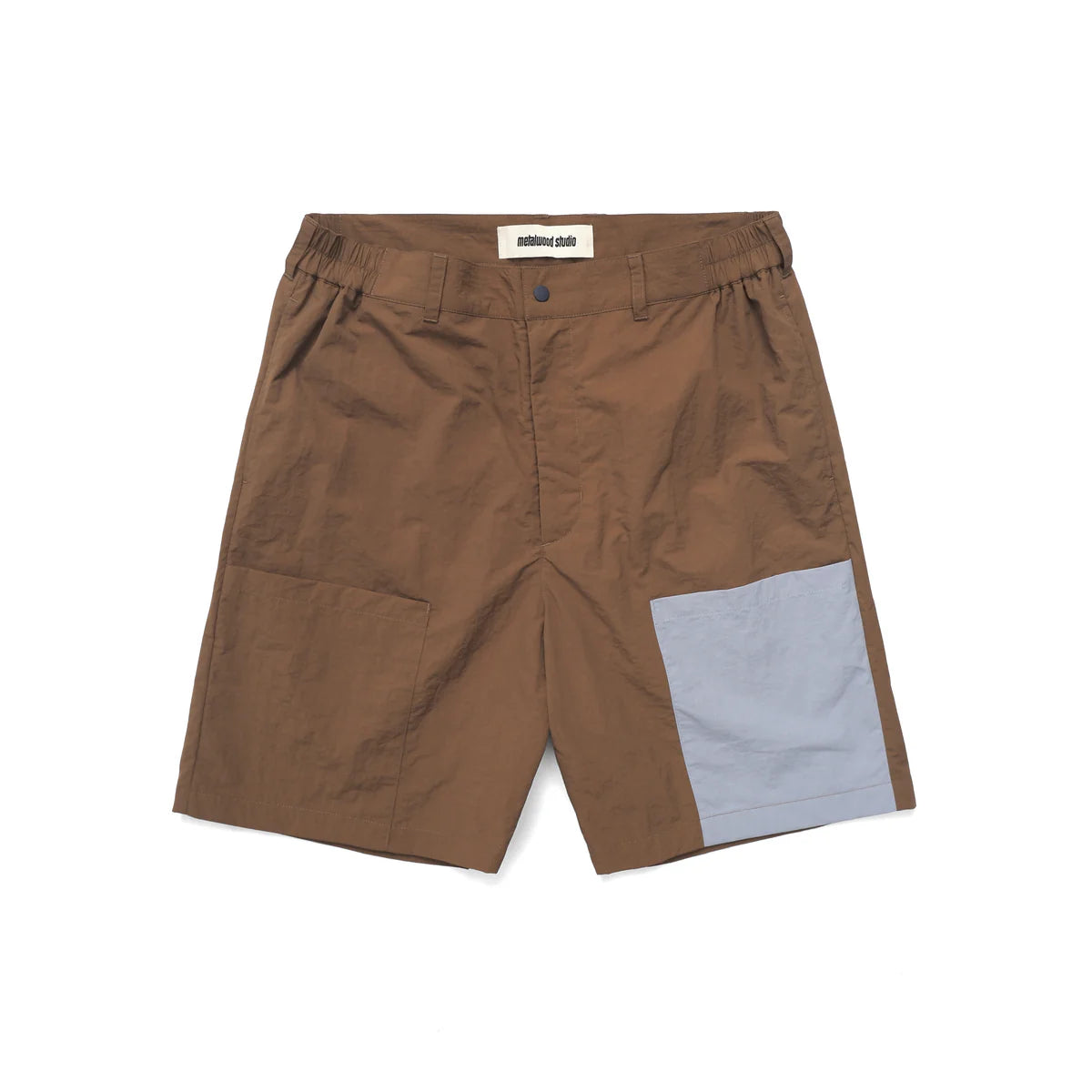 Color Block Nylon Short