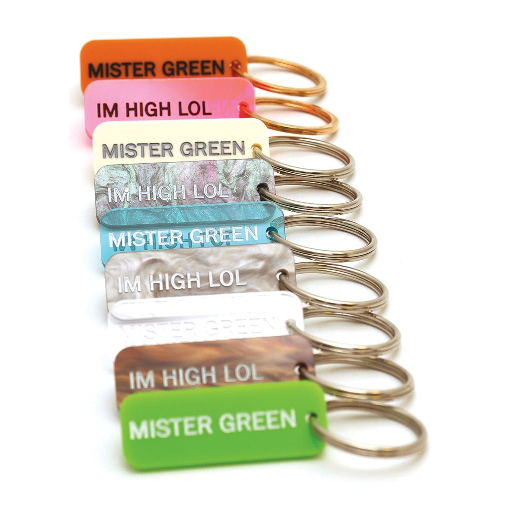 Classic Key Tag - Clear Aqua – VERY SPECIAL