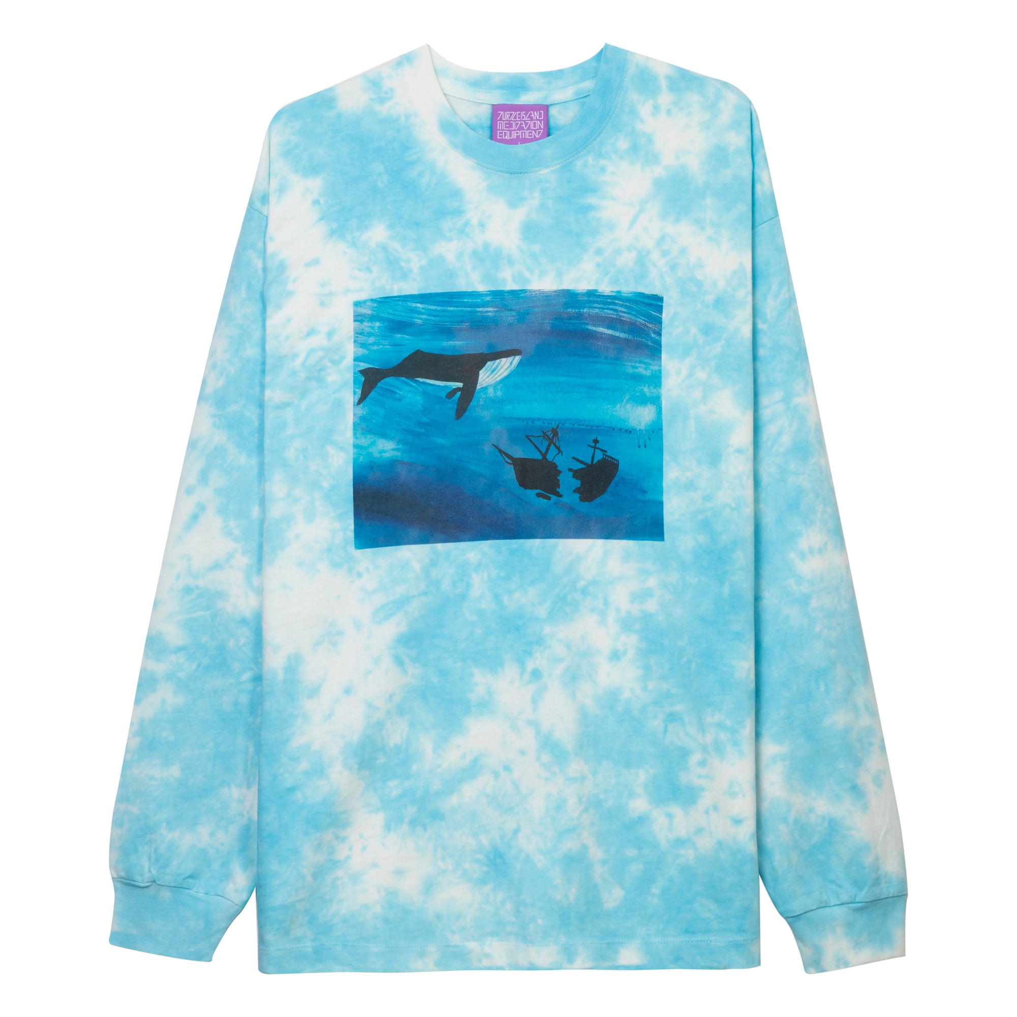 Whale Tie Dye Longsleeve T-Shirt