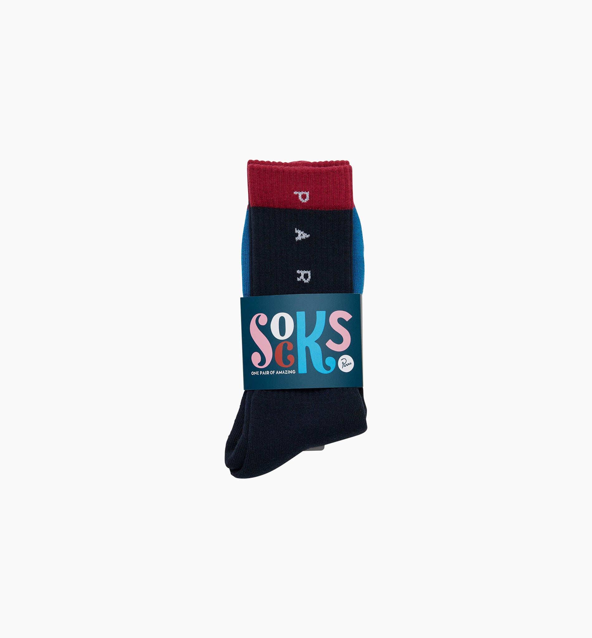 Horizontal Clean Logo Crew Sock