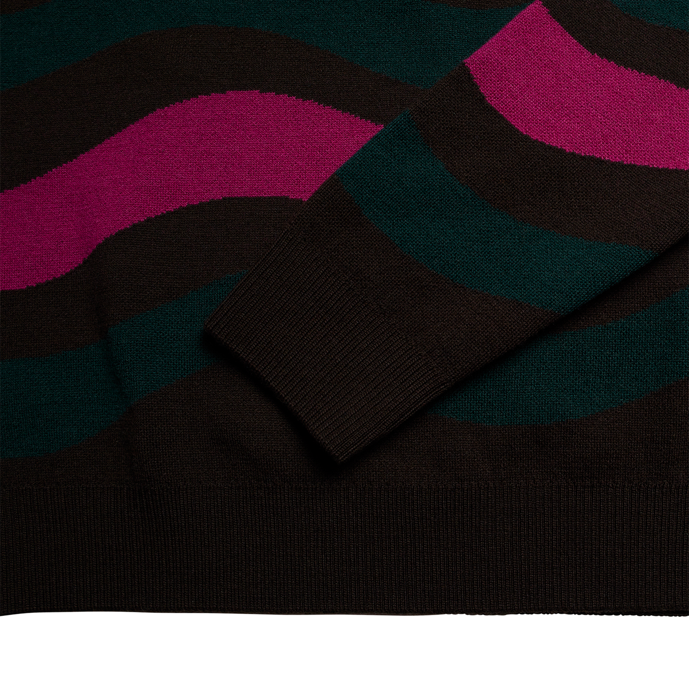 One Weird Wave Knitted Pullover