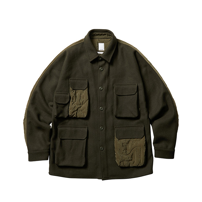 Quilted Utility Shirt Jacket