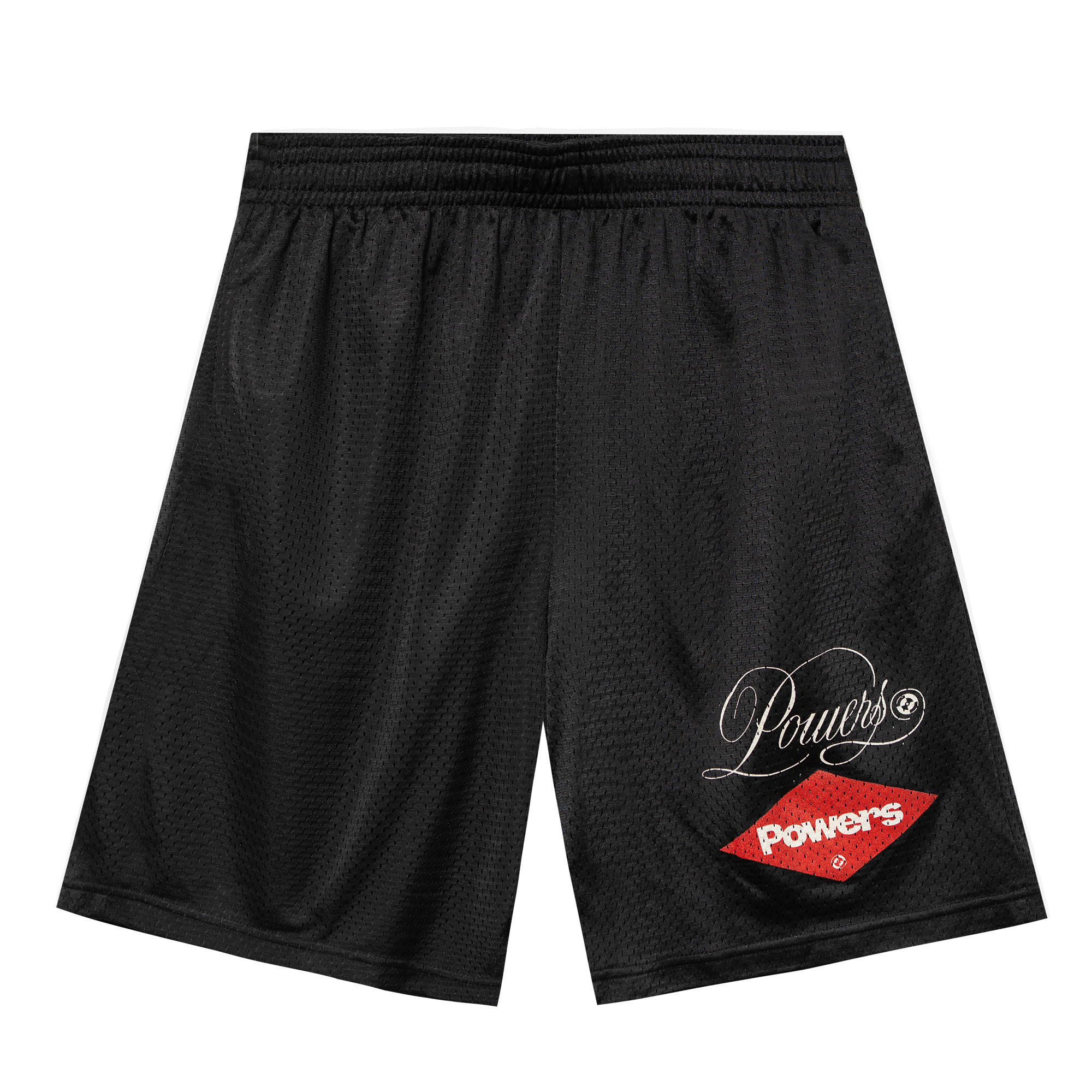 Diamond Script Mesh Shorts