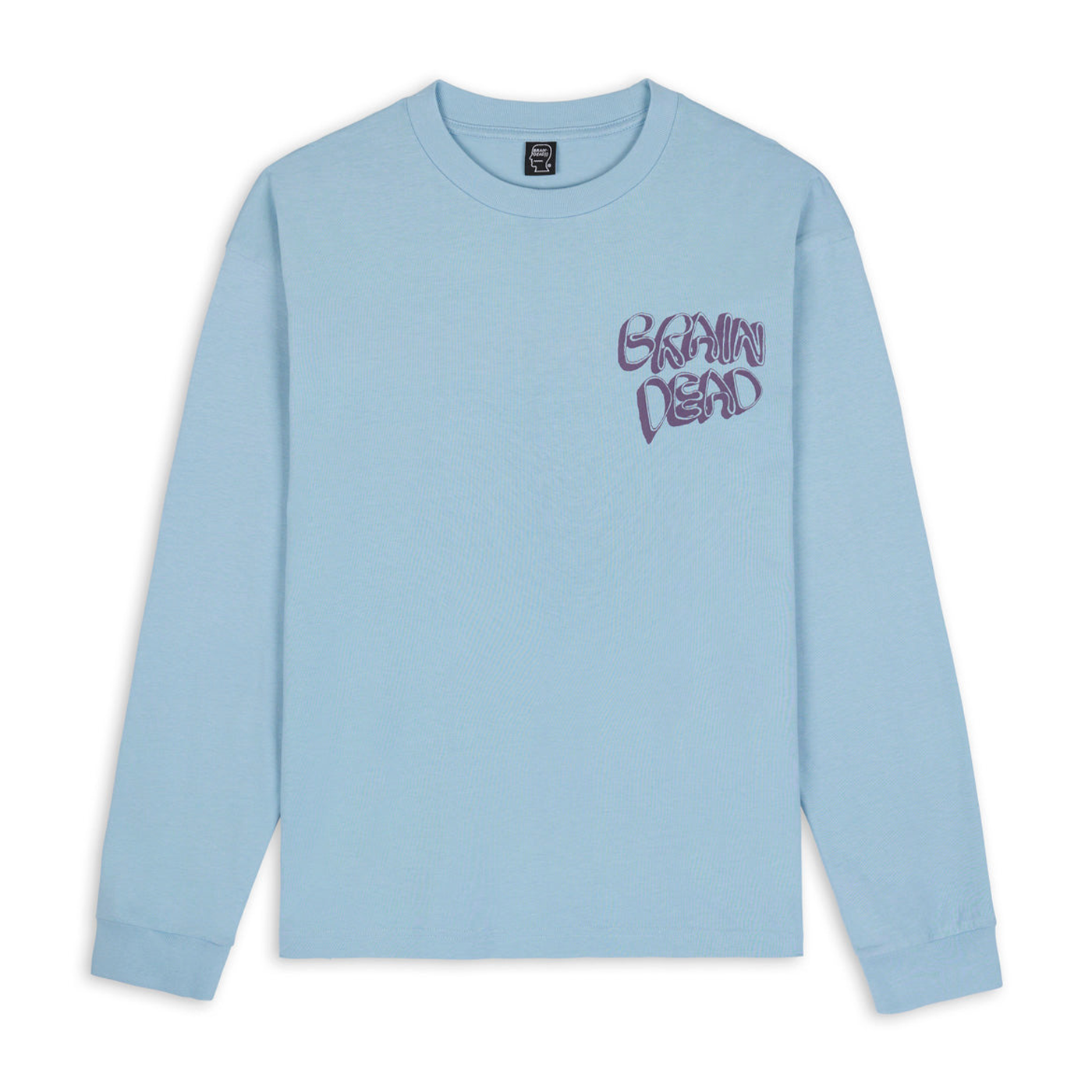 Brain Dead Waffle Snap Front Shirt / Light Blue