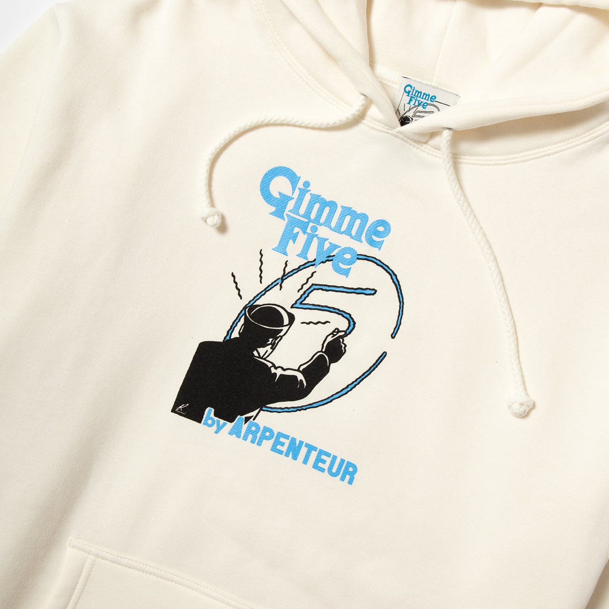 GIMME 5 X ARPENTEUR CHALK ACTION HOODY