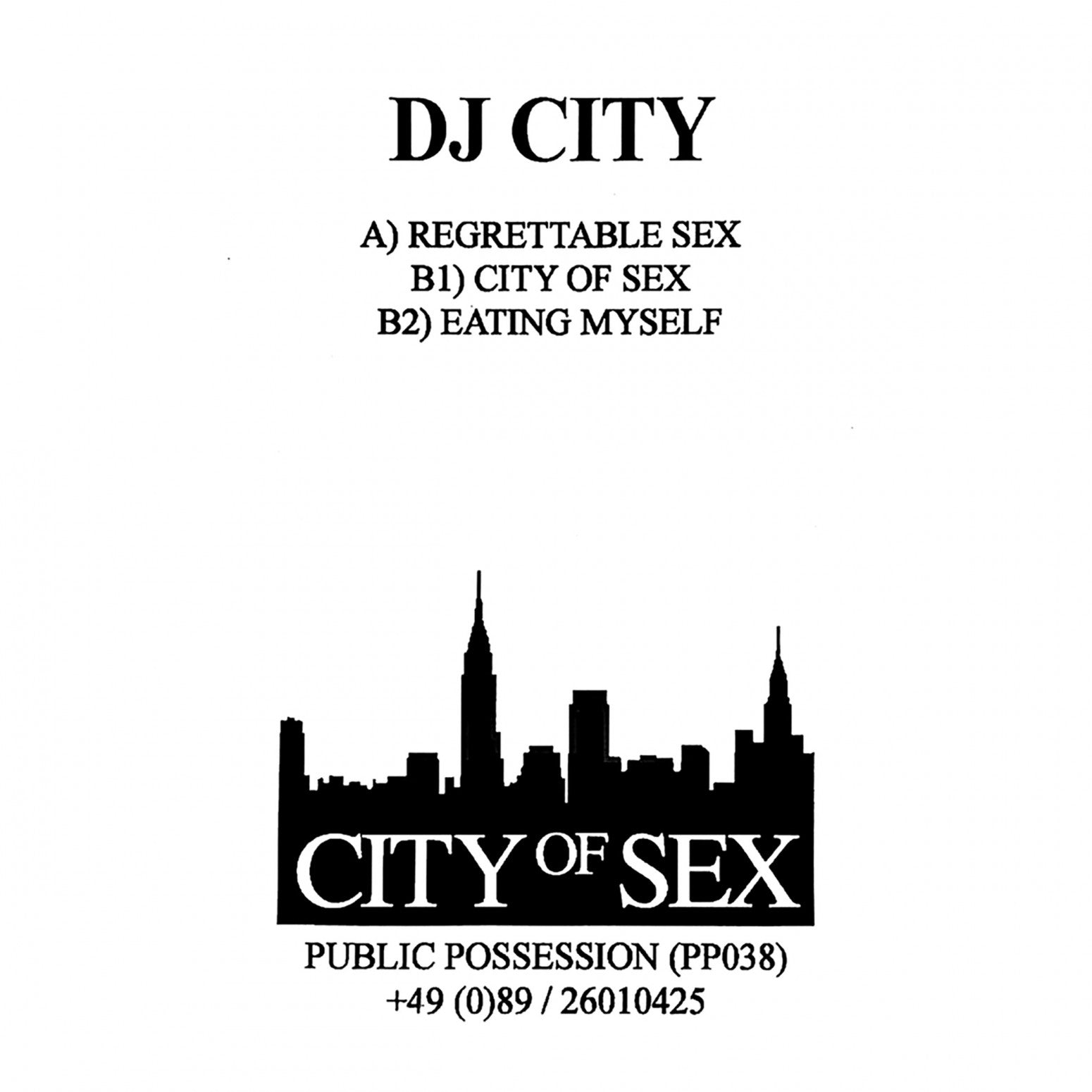 City of Sex - DJ City 12”